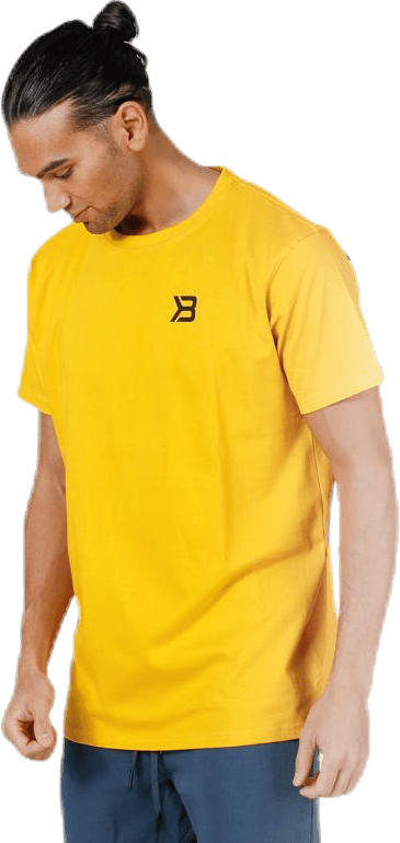Stanton Oversize Tee Yellow, Male, Kläder, T-shirt, Träning, Gul, L