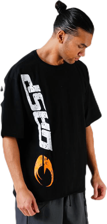 Iron Tee Black, Male, Odzież, Podkoszulek, Trening, Czarny, XXXL