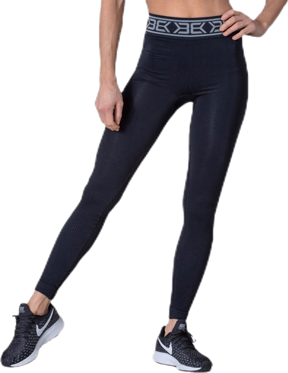Rib Seamless Legging Black