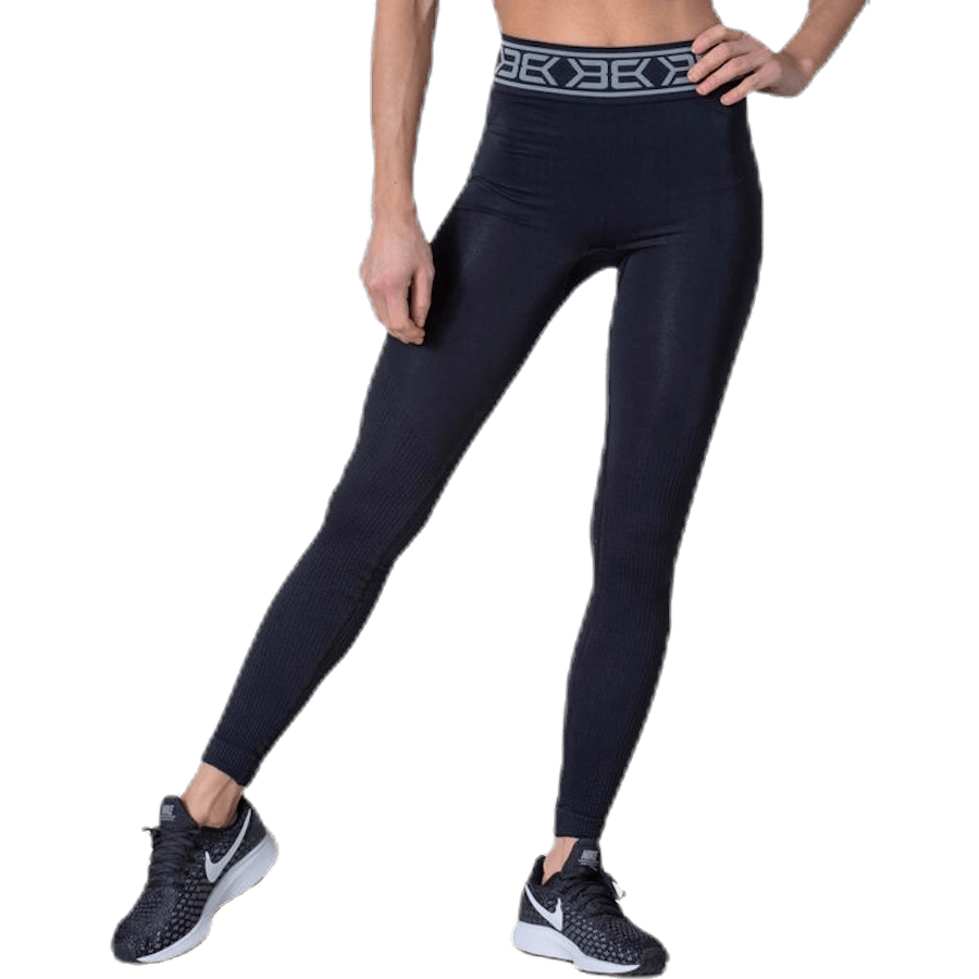 Rib Seamless Legging Black