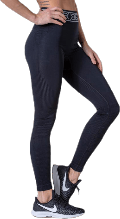 Rib Seamless Legging Black - Bild 2