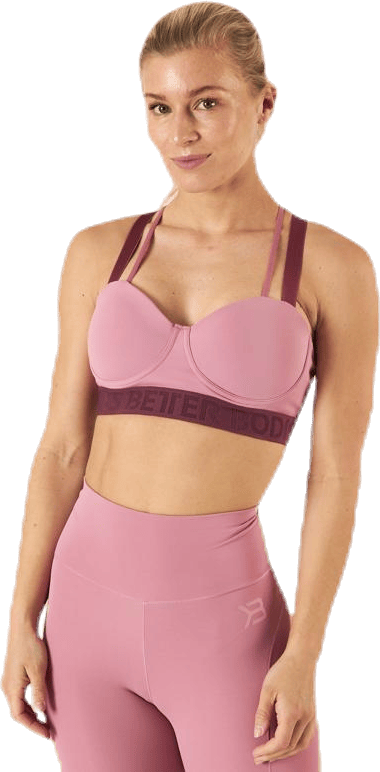 Waverly Sports Bra Pink, Female, Klær, Sports-BH, Løping, Rosa, S B/C