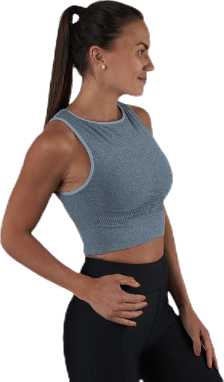 Rib Seamless Top Grey - Bild 2