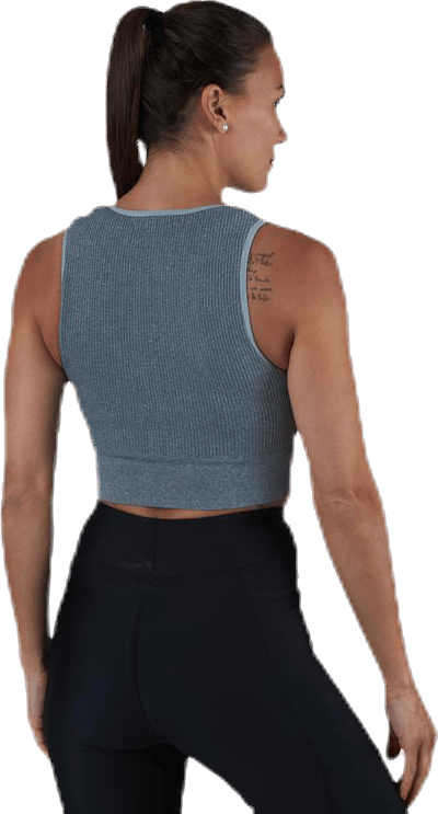 Rib Seamless Top Grey - Bild 3