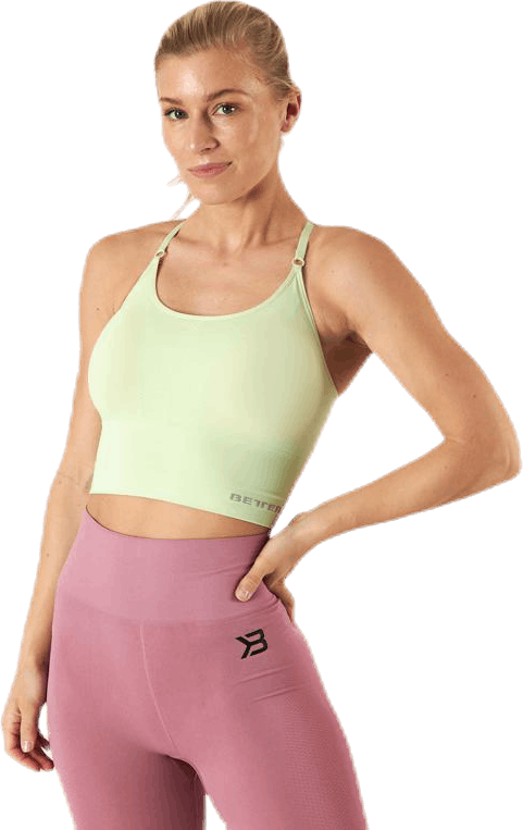 Astoria Seamless Bra Green, Female, Kläder, Sport-BH, Träning, Grön, XL