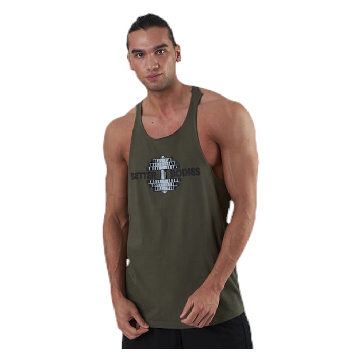Team BB Stringer V2 Green, Male, Apparels, Tops, Workout, Green, S