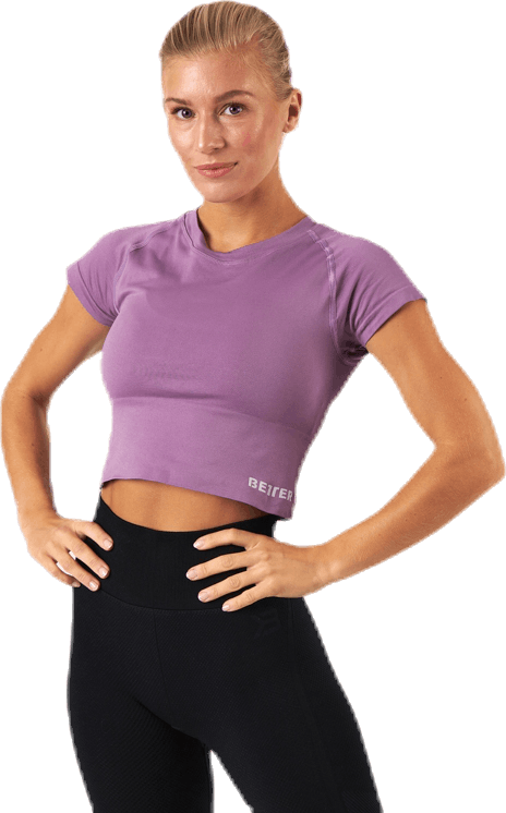 Astoria Seamless Tee Purple, Female, Kleding, T-shirt, Training, Purper, M