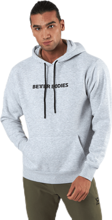 Logo Hoodie Grey, Male, Odzież, Koszule, Trening, Szary, L