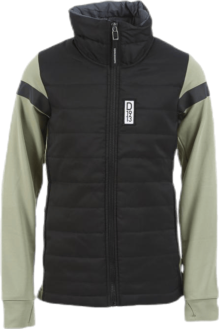 Madrid Girls Hybrid Jacket Black/Green, Unisex, Apparels, jackets, Black/Green, 160
