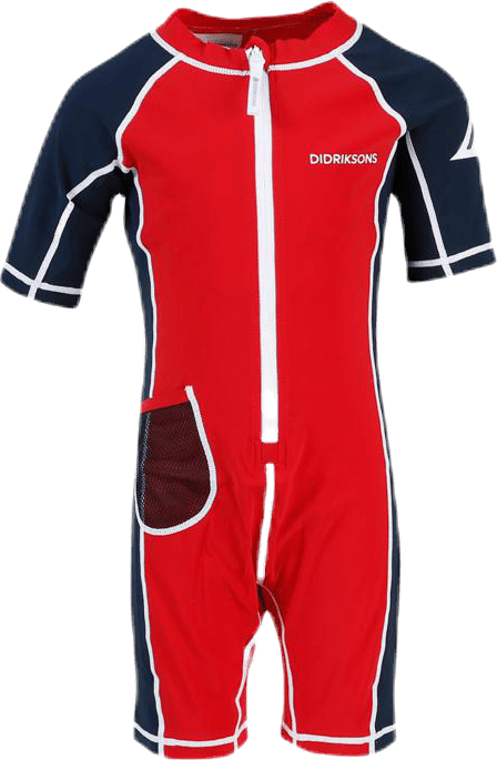 Reef UV-Swimming Suit Red, Unisex, Odzież, Stroje kąpielowe, Pływanie, Czerwony, 80