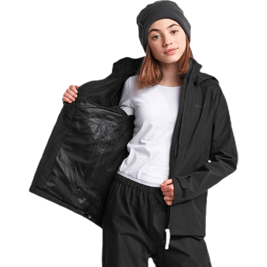 Tera Girls Rain Jacket Black