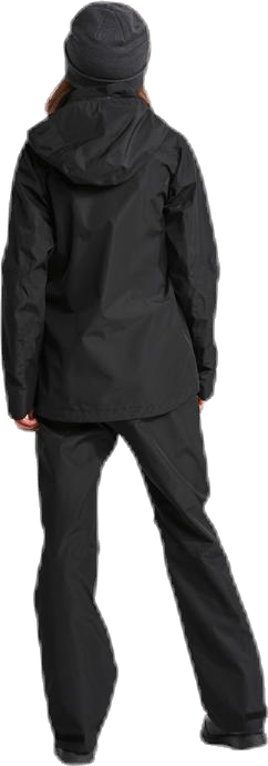 Tera Girls Rain Jacket Black - Bild 4