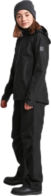 Tera Girls Rain Jacket Black - Bild 5