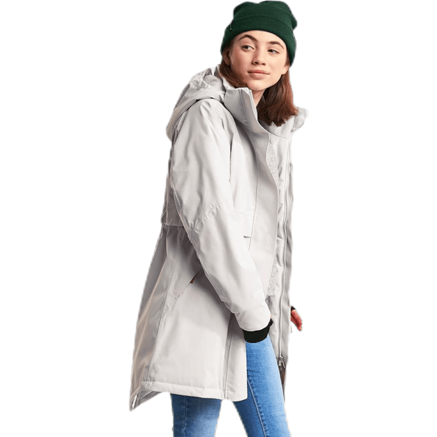Thea Girl’s Parka White