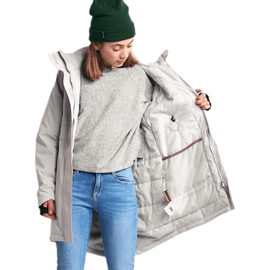 Thea Girl's Parka White - Bild 3