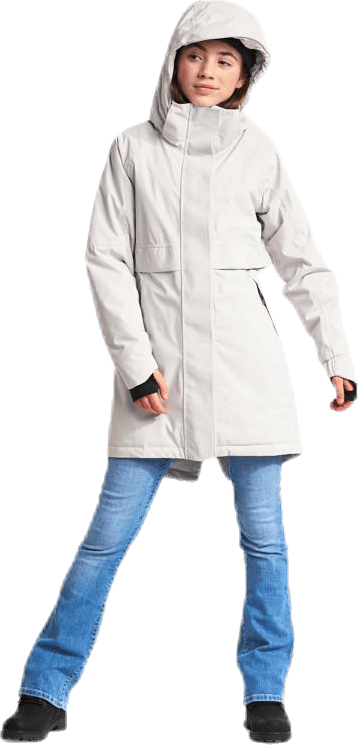 Thea Girl's Parka White - Bild 5