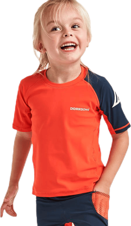 Surf Kids SS UV Top Orange