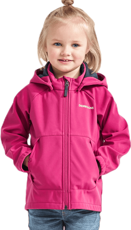 Poggin Softshell 2 Pink, Unisex, Apparels, jackets, Pink, 140