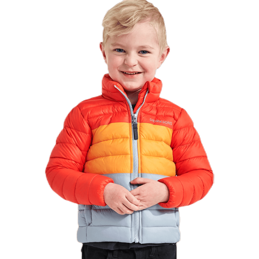 Puff Jacket Orange/Blue/Yellow