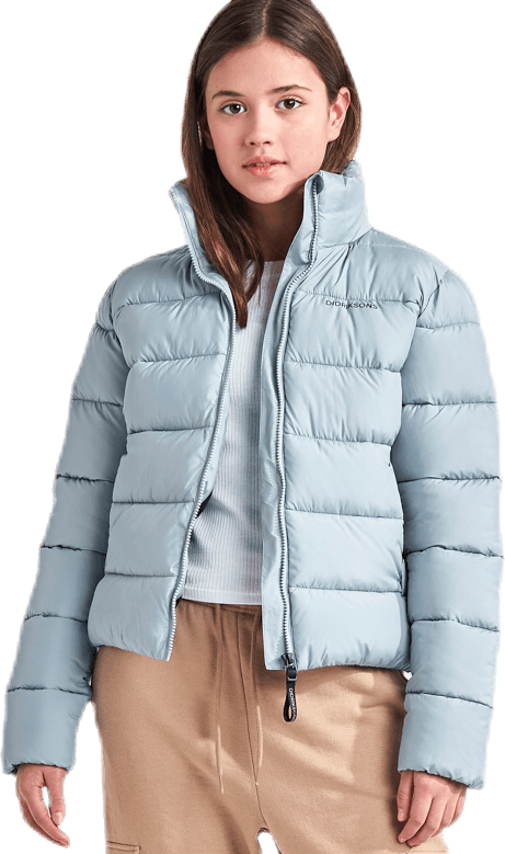 Rose Girls Puff Jacket Blue, Unisex, Apparels, jackets, Blue, 170
