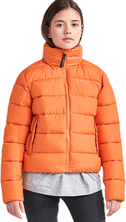 Rose Girls Puff Jacket Orange, Unisex, Apparels, jackets, Orange, 140