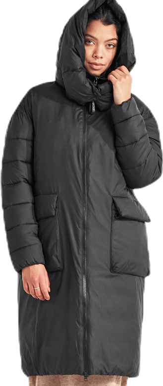 Melina Puff Coat Black, Female, Apparels, jackets, Black, 44