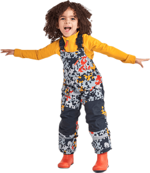 Polarbjörnen Printed Pants Blue/Patterned, Unisex, Vêtements, Pantalon, Sport d'hiver, Bleu/À motifs, 110