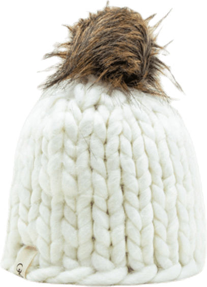 Fox Knitted Beanie White - Bild 3