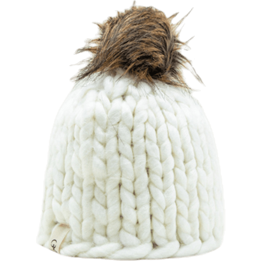 Fox Knitted Beanie White - Bild 3