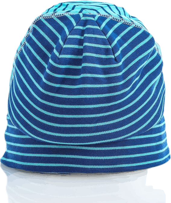 Two Color Cap Fleece   Blue