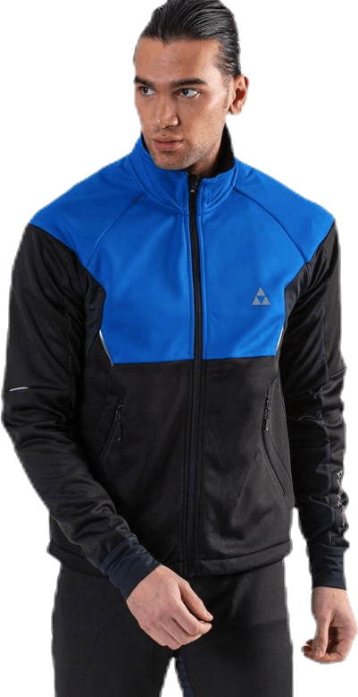 Bruksvallarna Pro Softshell Jacket Blue/Black, Male, Apparels, jackets, Running, Blue/Black, S