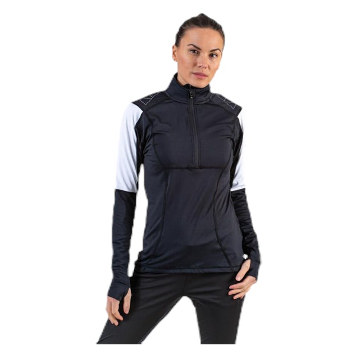 Åsarna 2 Baselayer L/S Top Black, Female, Vêtements, vestes, Ski de fond, Noir, XL