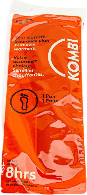 Foot Sole Warmers 10P/Box Black