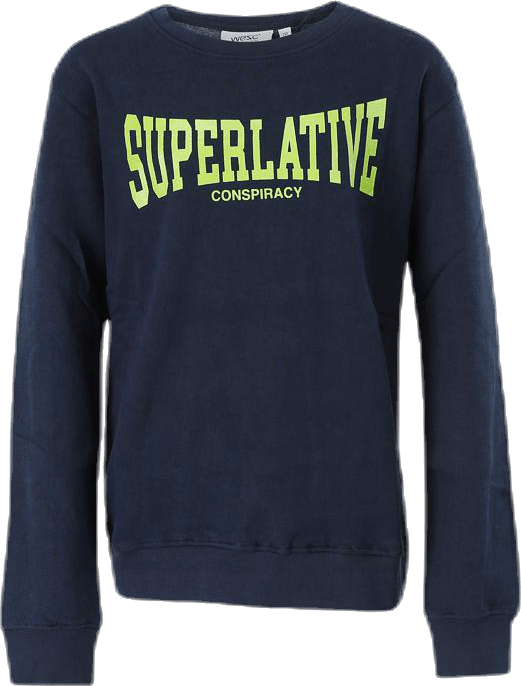 Superlative Crewneck Jr Blue, Unisex, Klær, hettegensere og gensere, Blå, 170