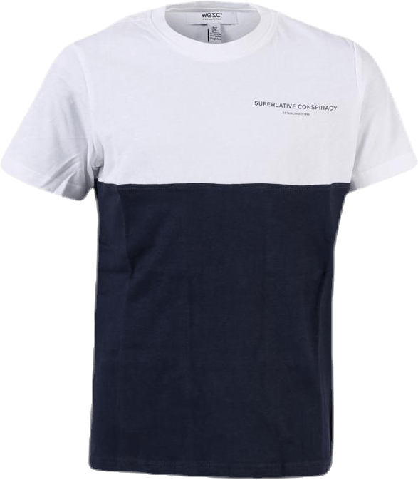 Colour Block Tee Youth Blue