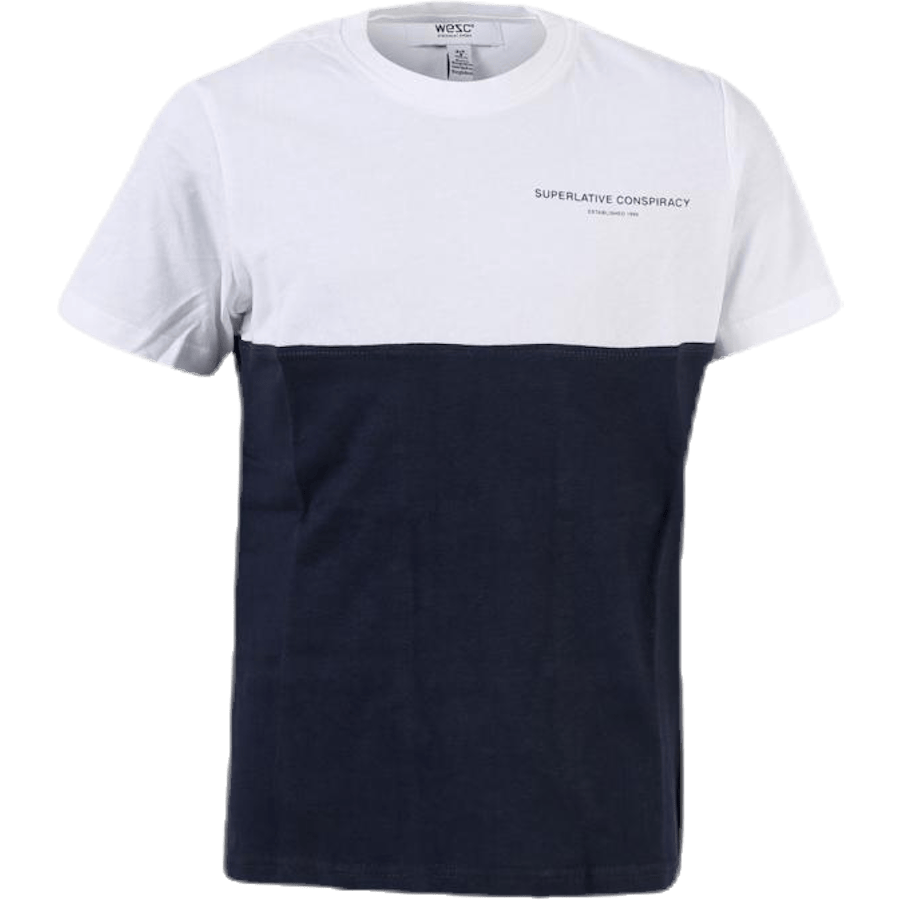 Colour Block Tee Youth Blue