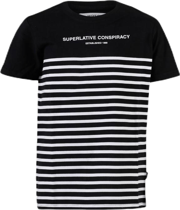 Superlative Conspiracy Stripe Youth White/Black