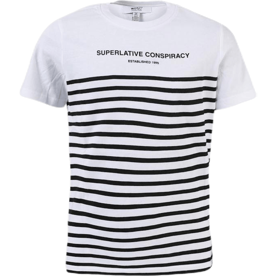 Superlative Conspiracy Stripe Youth White/Black