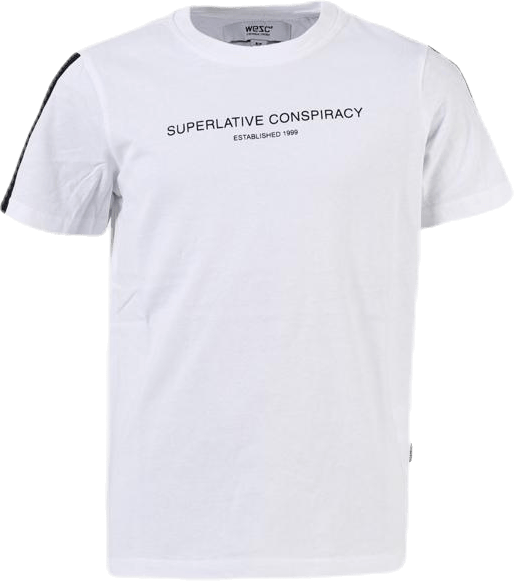 Superlative Conspiracy Logo Tee Youth White, Unisex, Apparels, T-shirt, White, 140
