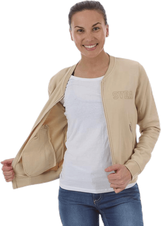 Svea Basic Bomber Beige - Bild 4