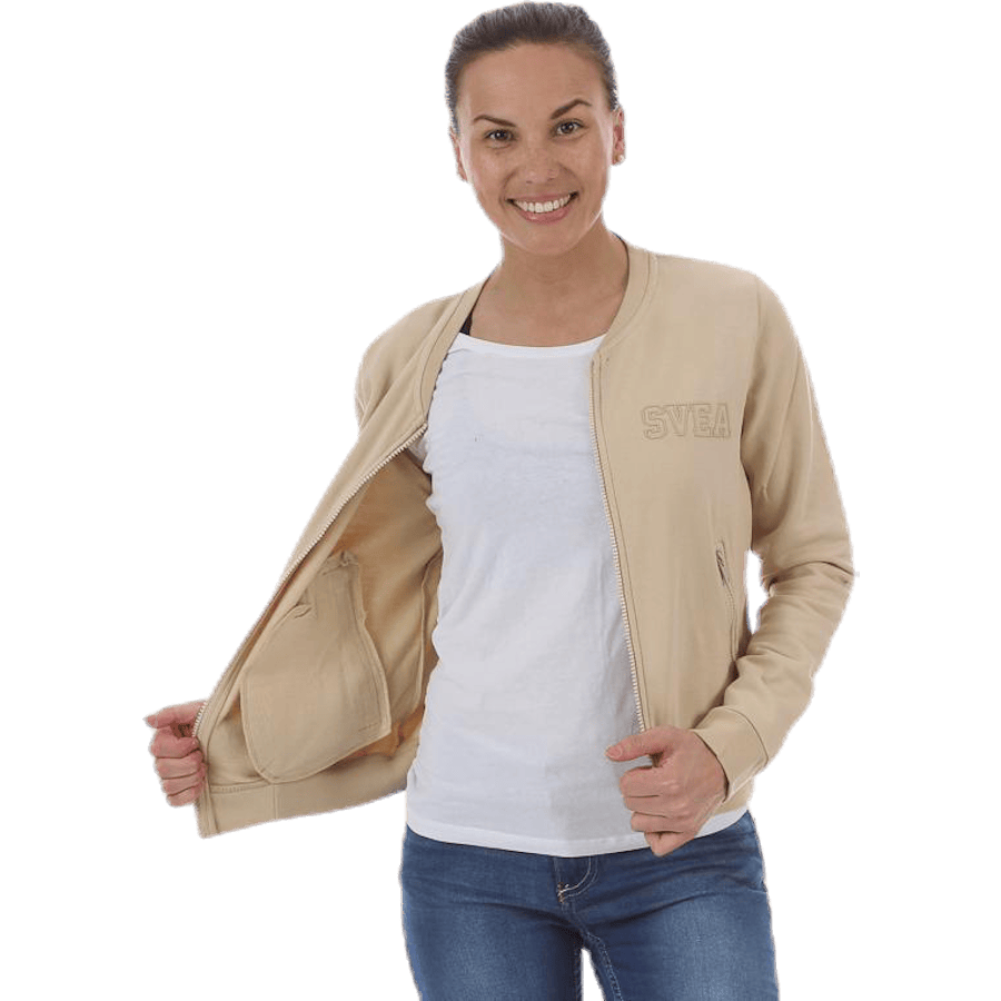 Svea Basic Bomber Beige - Bild 4