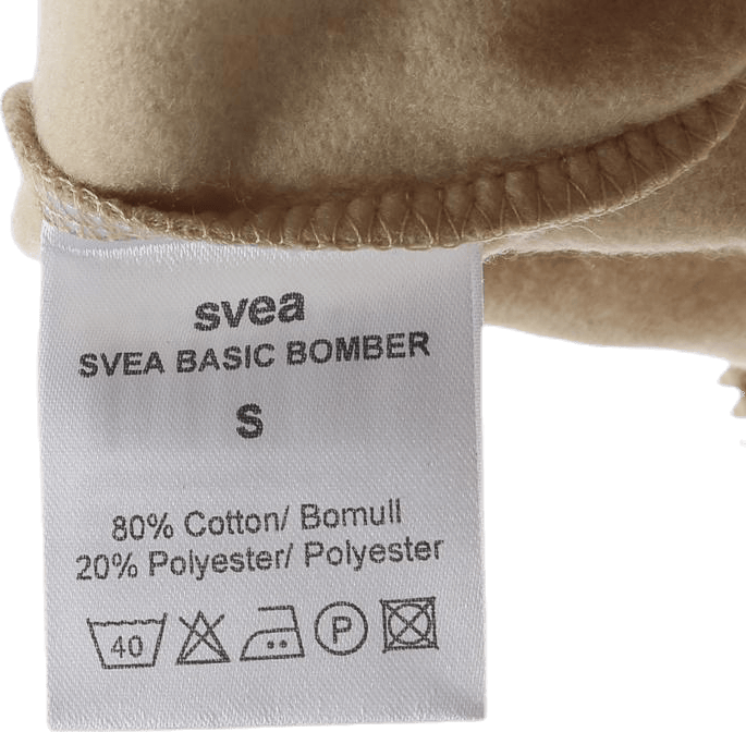 Svea Basic Bomber Beige - Bild 5