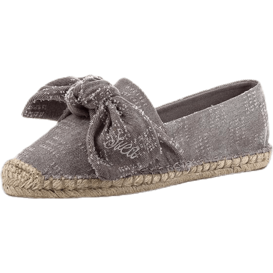 Amanda Knot Espandrillo Grey/Beige