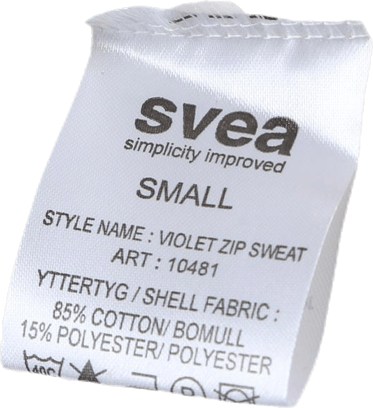 Violet Zip Sweat White - Bild 4