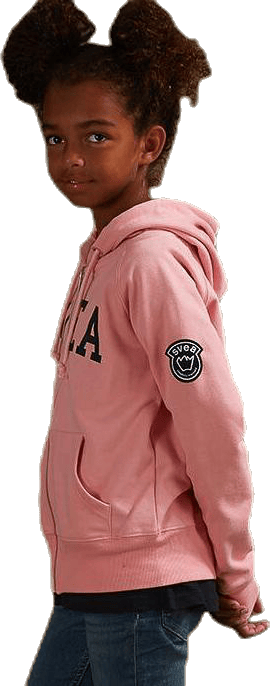 Felicia Jr Zip Hood Pink - Bild 2