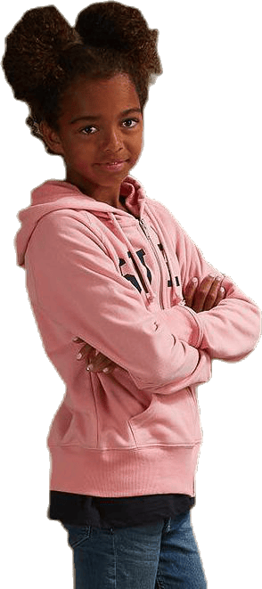 Felicia Jr Zip Hood Pink - Bild 4