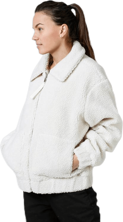 Rome Pile Jacket White