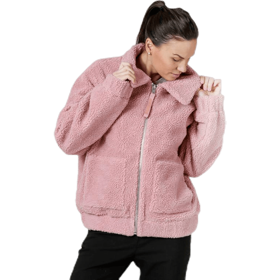 Rome Pile Jacket Pink