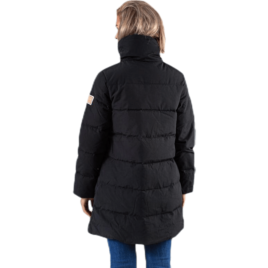 Slim Fit Padded Jacket Black - Bild 3