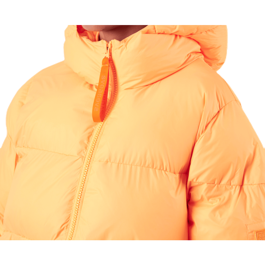 Short Padded Hood Jacket Orange - Bild 5